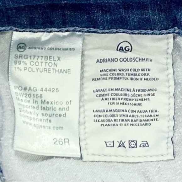 AG Adriano Goldschmied Farrah High Rise Womens Size 26 Blue Skinny Ankle Jeans - Picture 11 of 11